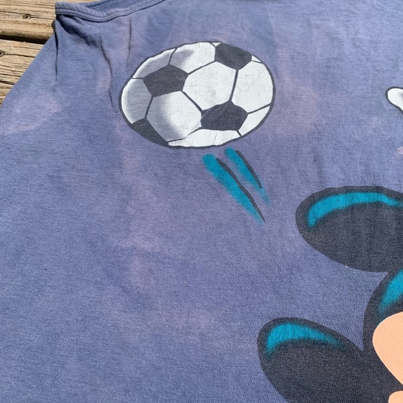 Vintage Disney Mickey Unlimited Tank Top Soccer Graphic | Size XL - Picture 5 of 7